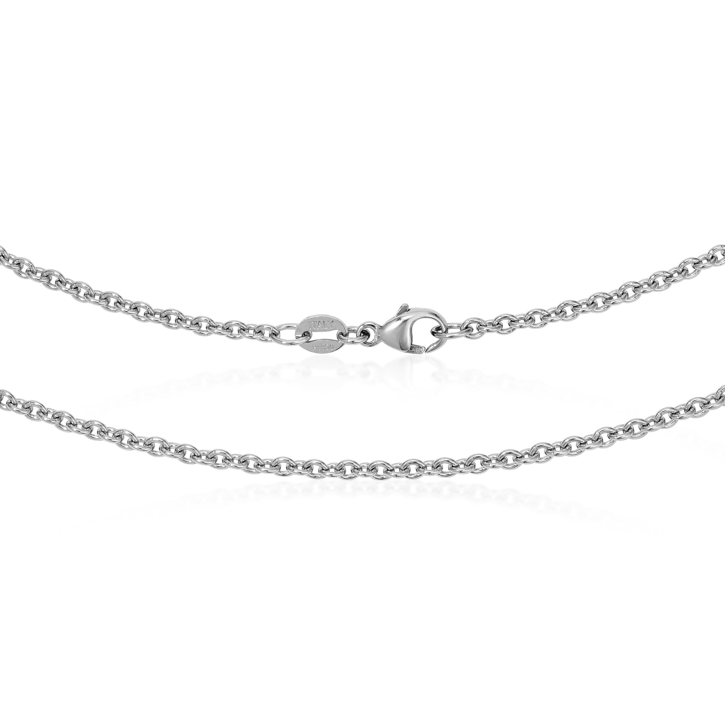 2.2MM Rolo Chain (Platinum)