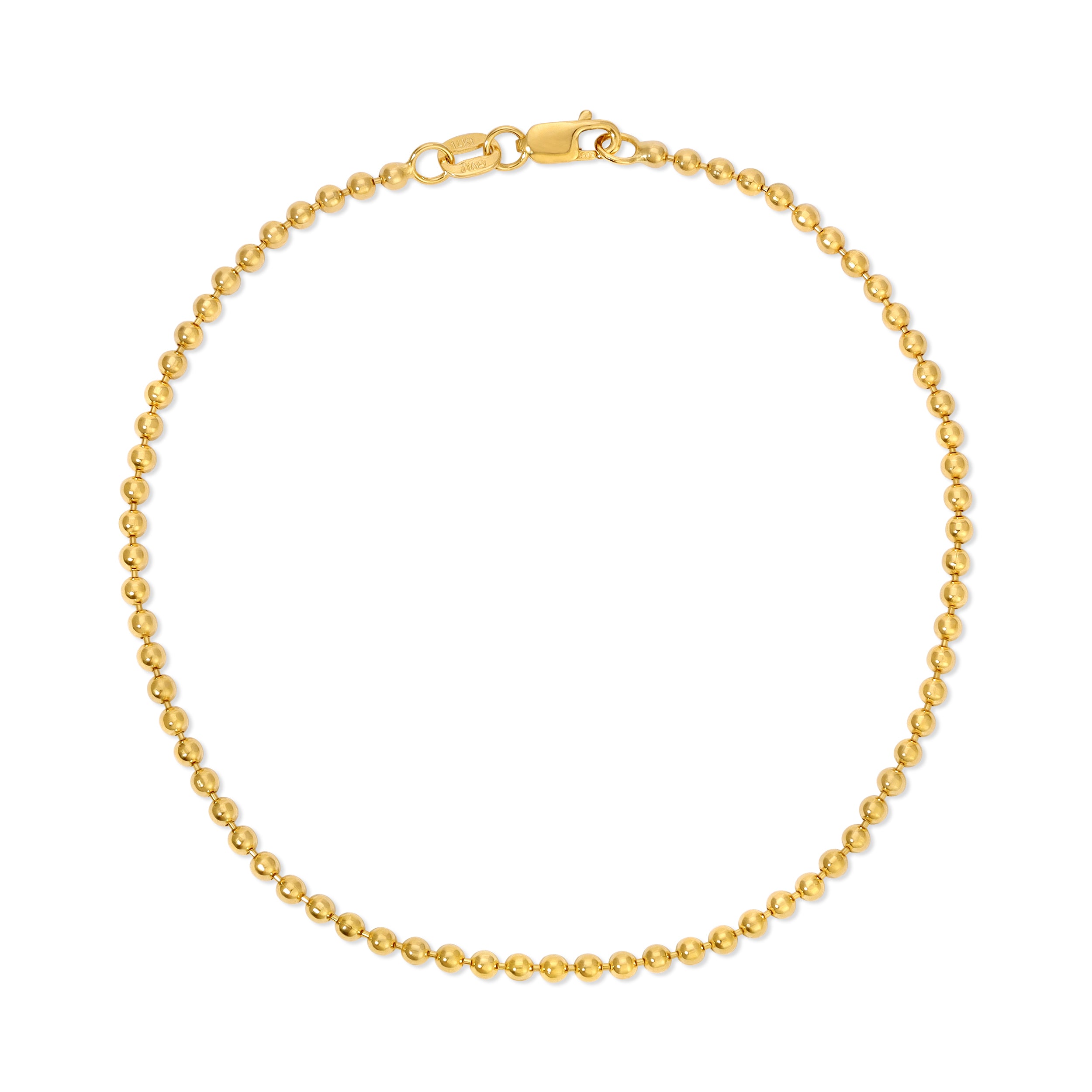 2.0MM Ball Bracelet - Saints Gold Co.