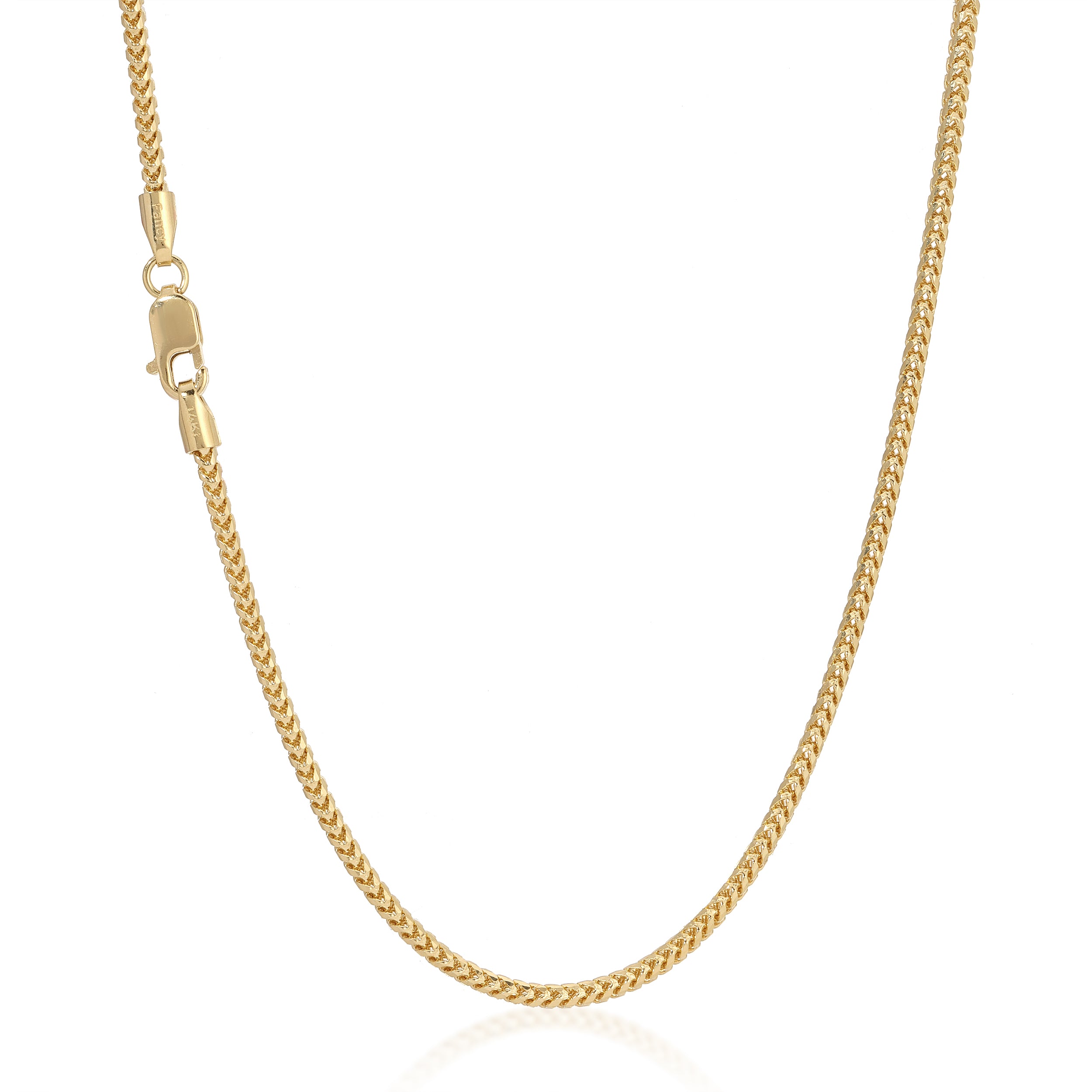 USA 1.5MM Foxtail Franco Chain (Diamond Cut)