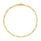 3.3MM Figaro Bracelet