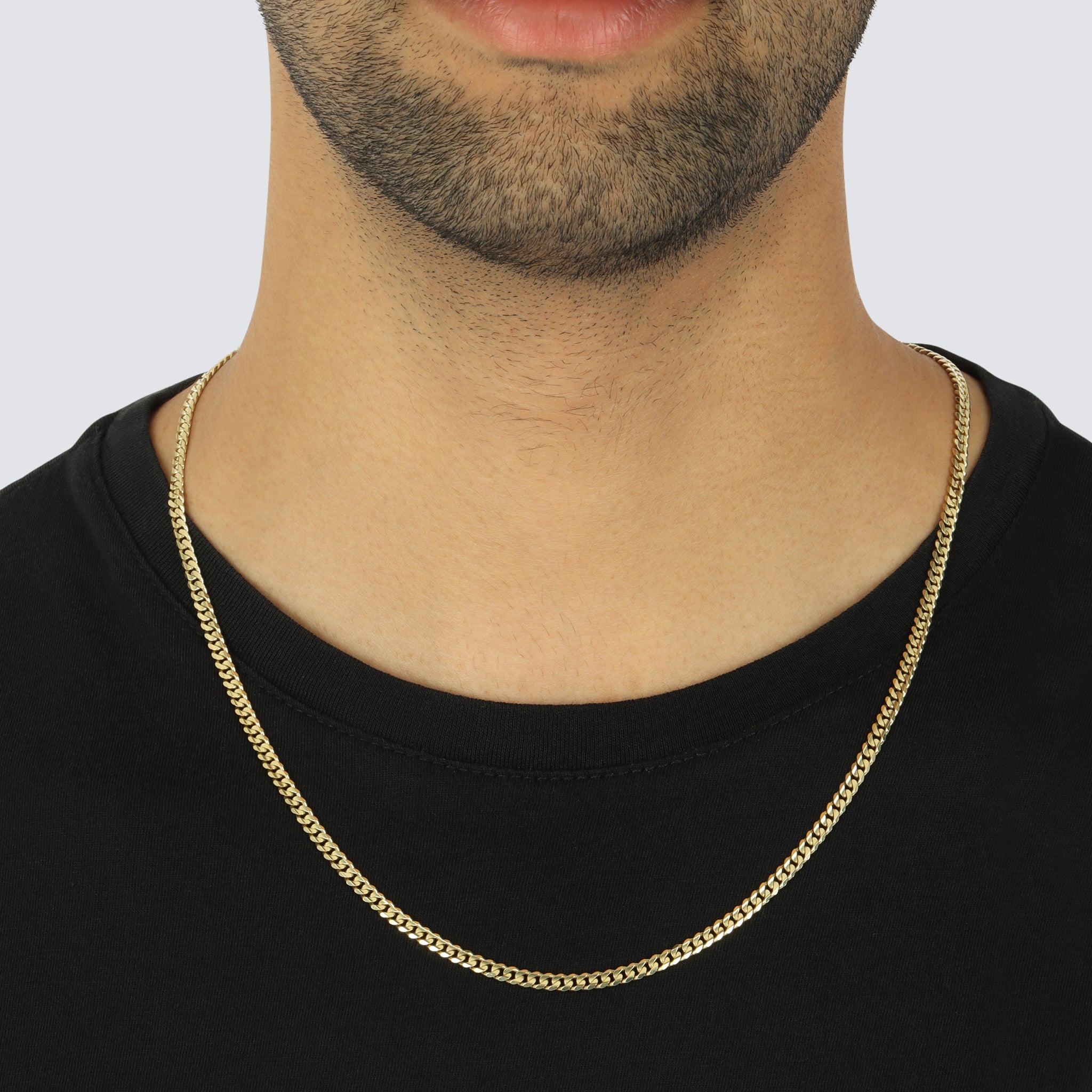 3.5MM Concave Curb Chain