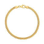 3.5MM Baby Curb Bracelet - Saints Gold Co.