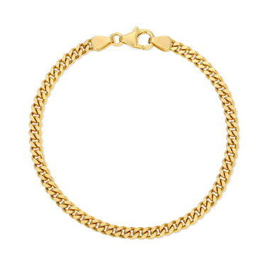 3.5MM Baby Curb Bracelet - Saints Gold Co.