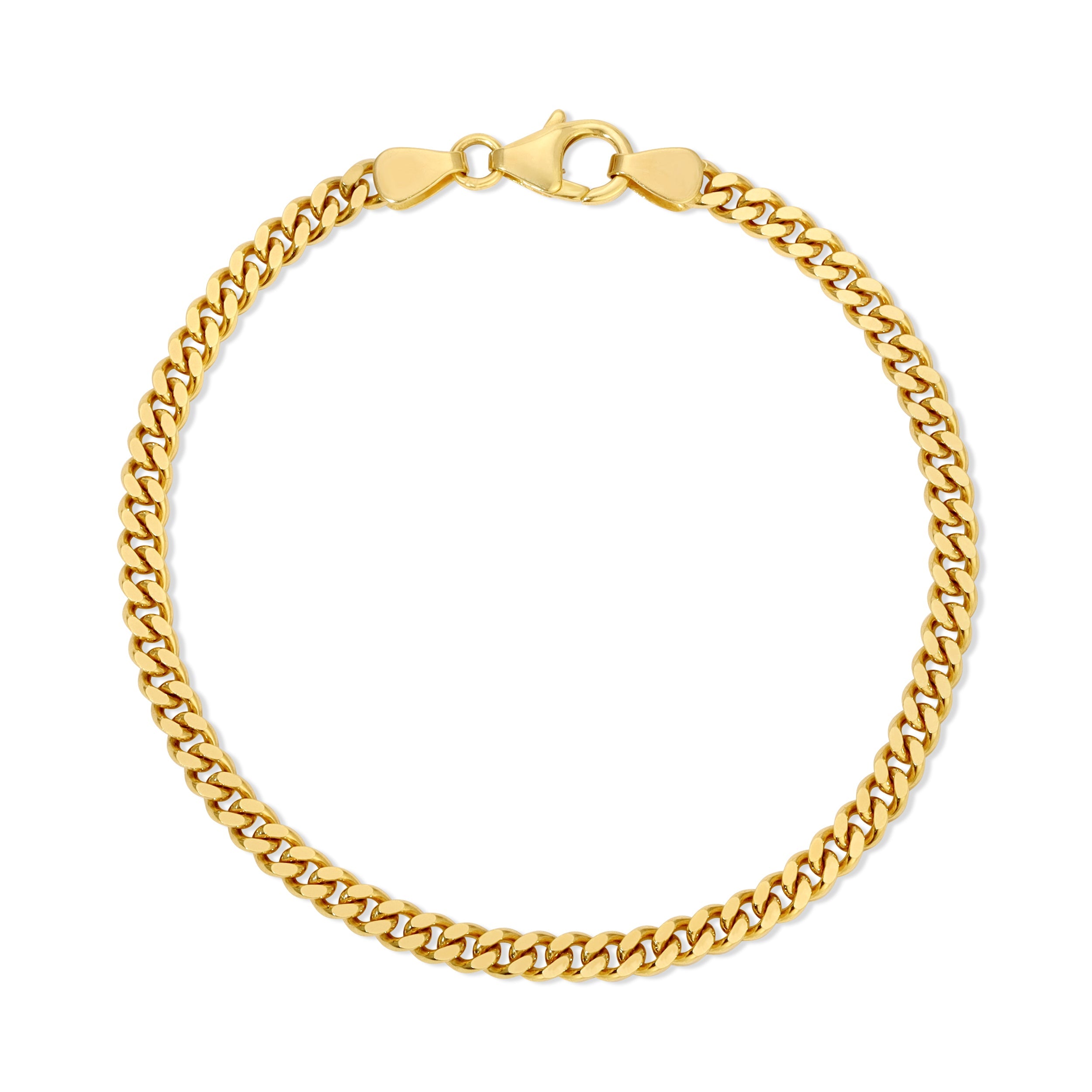 3.2MM Baby Curb Bracelet - Saints Gold Co.
