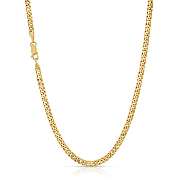 Concave Curb Chain – Saints Gold