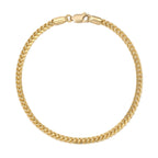USA 3.5MM Foxtail Franco Bracelet (Diamond Cut)