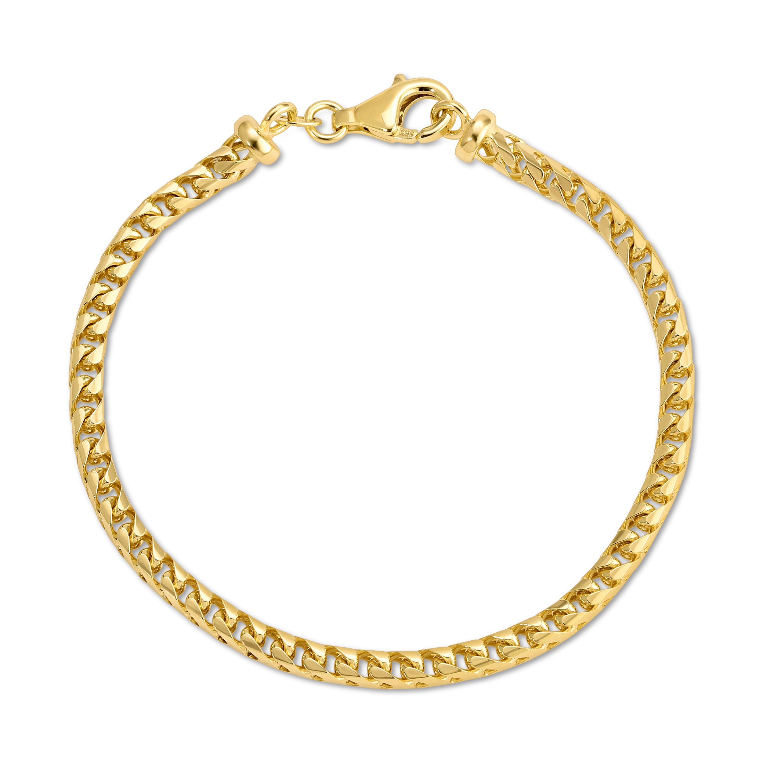 3.0MM Franco Bracelet (Plain) - Saints Gold Co.