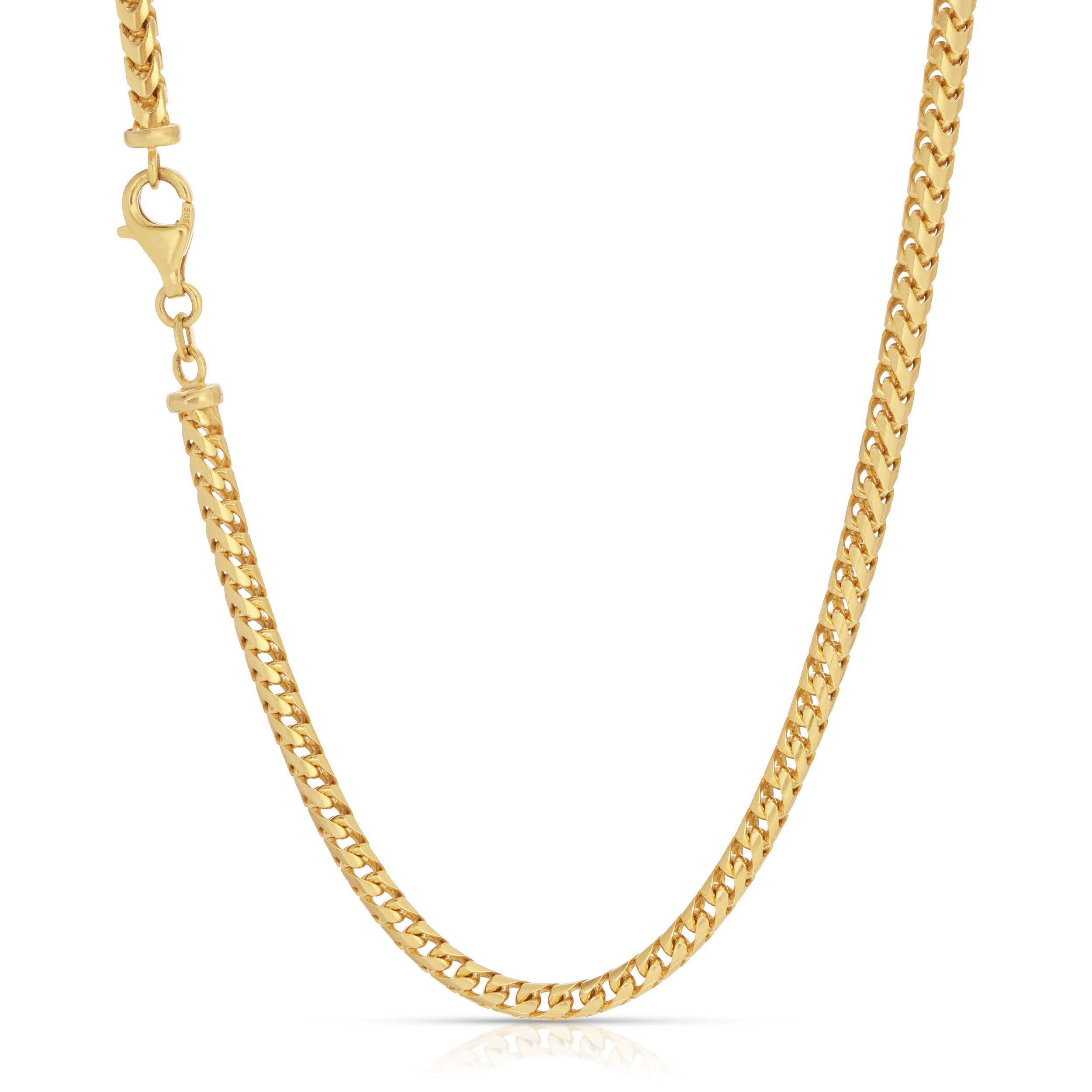 3.5MM Franco Chain (Plain) - Saints Gold Co.