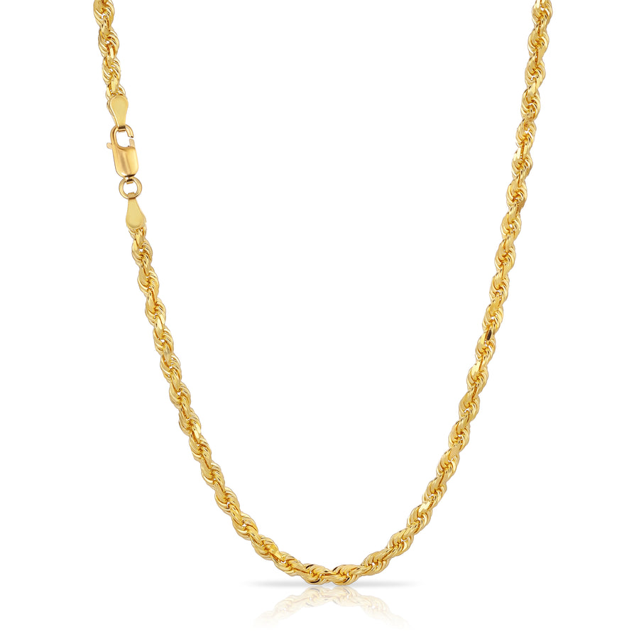 3.5MM Rope Chain (Diamond Cut) - Saints Gold Co.