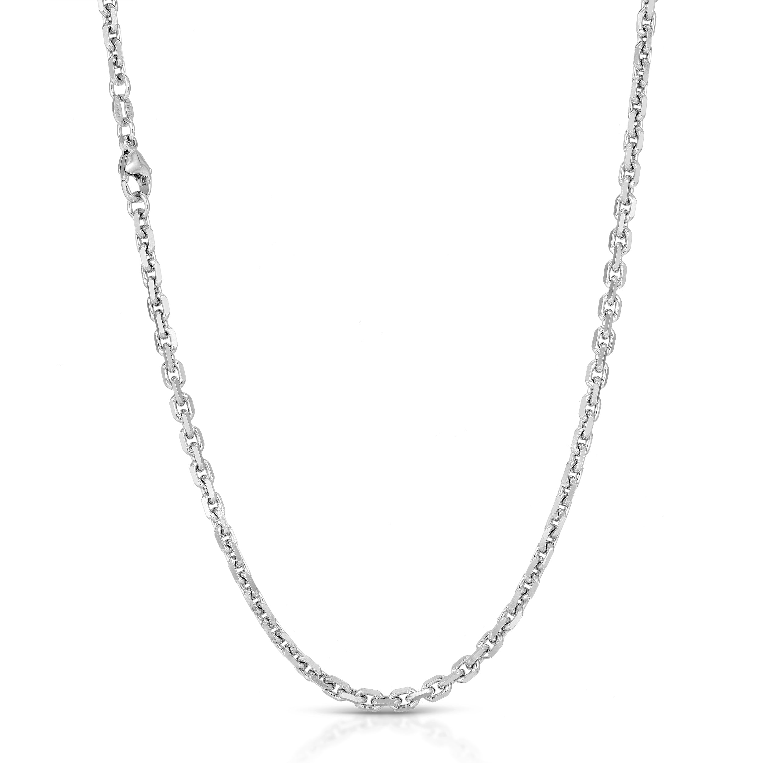 3.7MM Knife Edge Rolo Chain (Platinum)