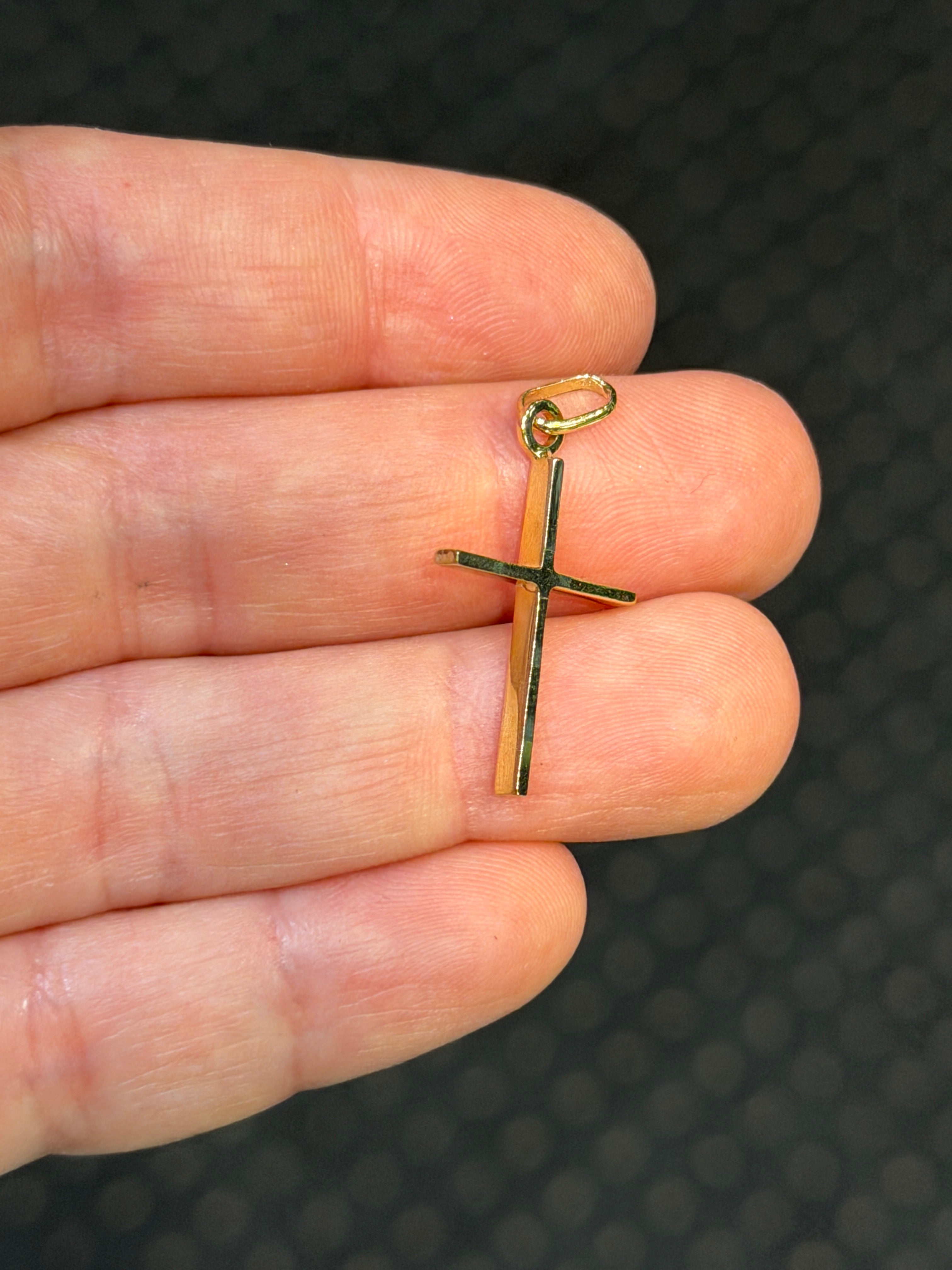 Extra Slim 14K Gold Cross