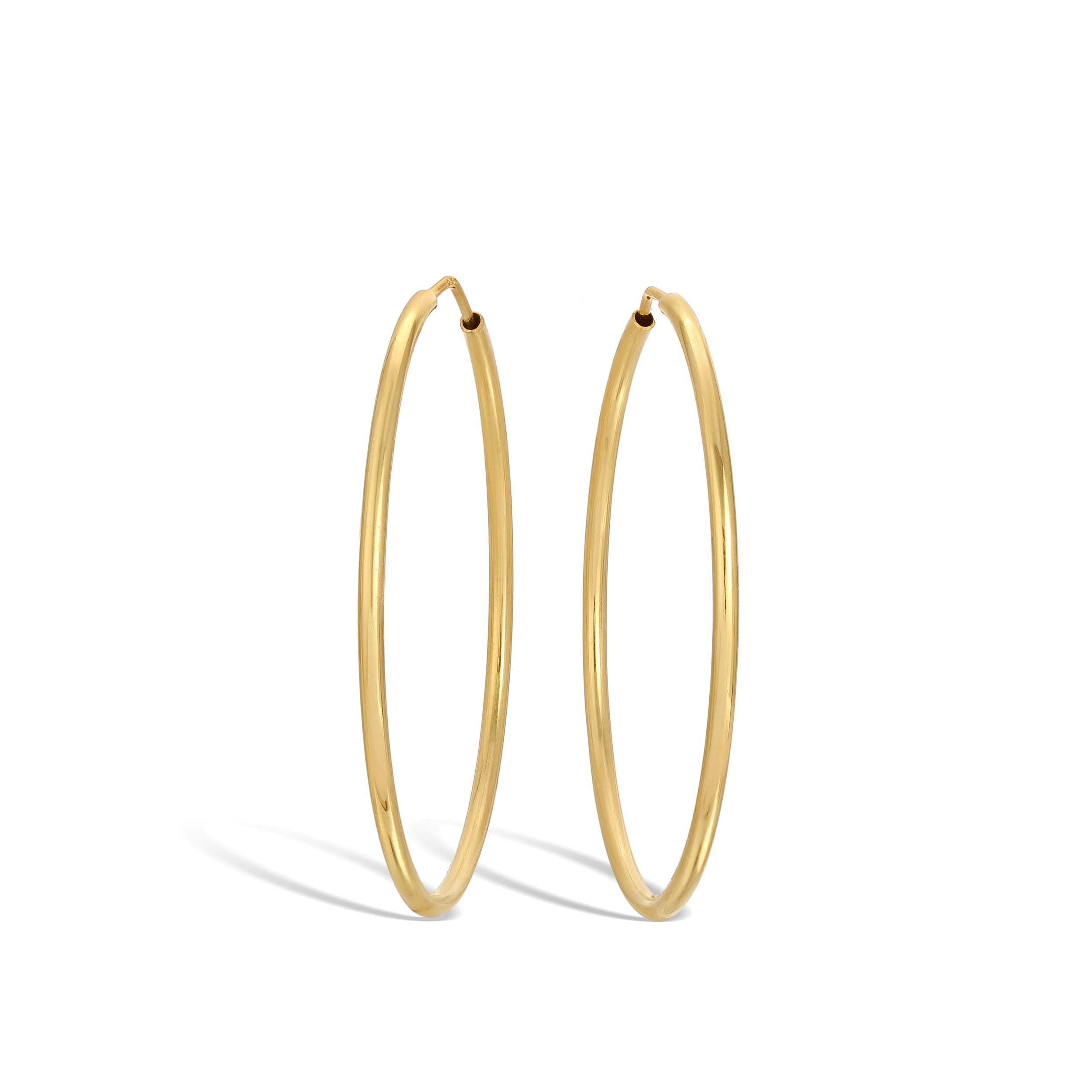 2.0MM High Polished Endless Hoops