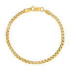 3.0MM Box Bracelet (Diamond Cut) - Saints Gold Co.