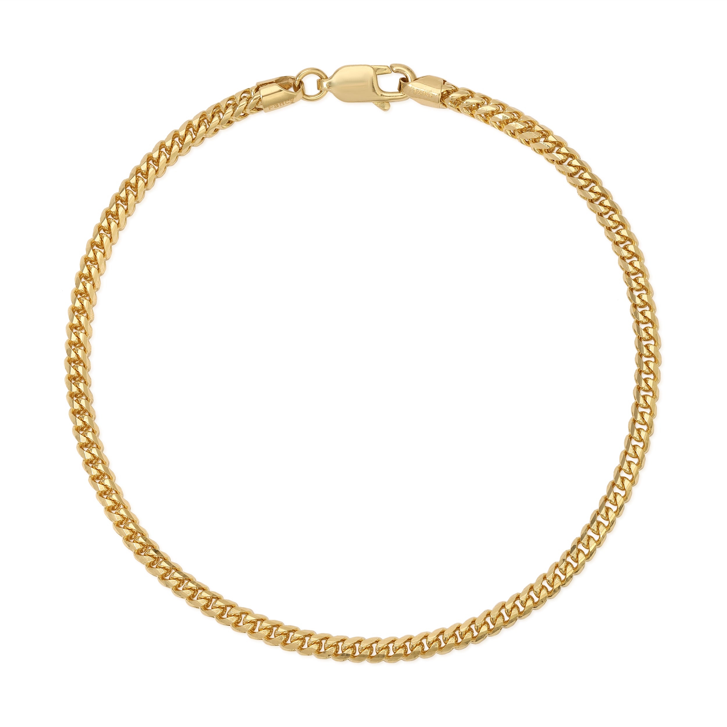 USA 3.0MM Foxtail Franco Bracelet (Diamond Cut)