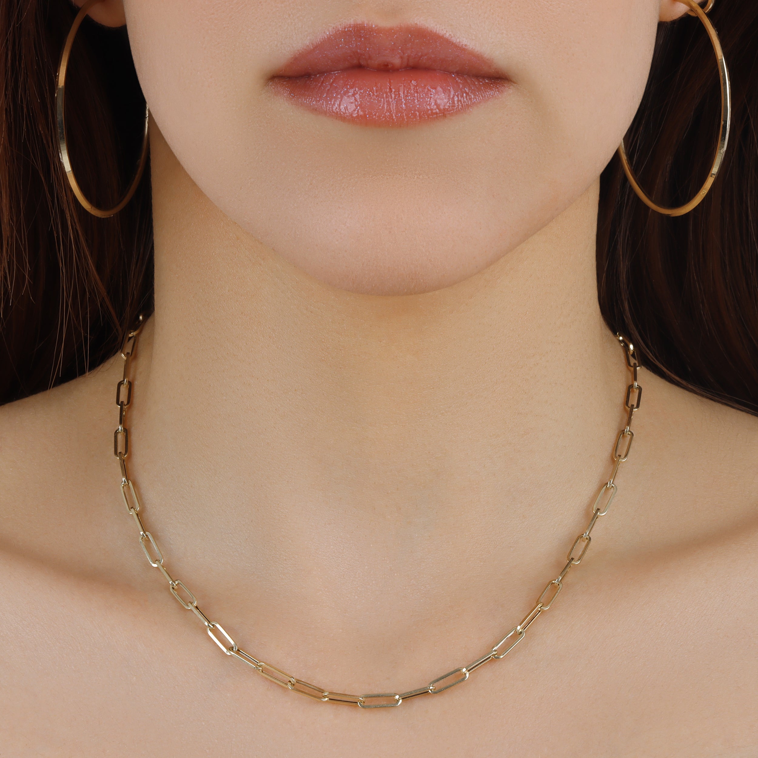 3.0MM Paperclip Chain (Hollow) - Saints Gold Co.