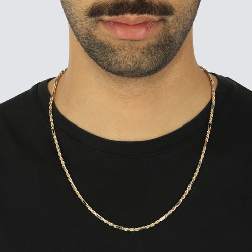 3.0MM Milano Chain Two-Tone