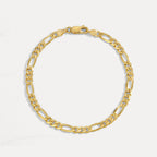 4.5MM Figaro Bracelet