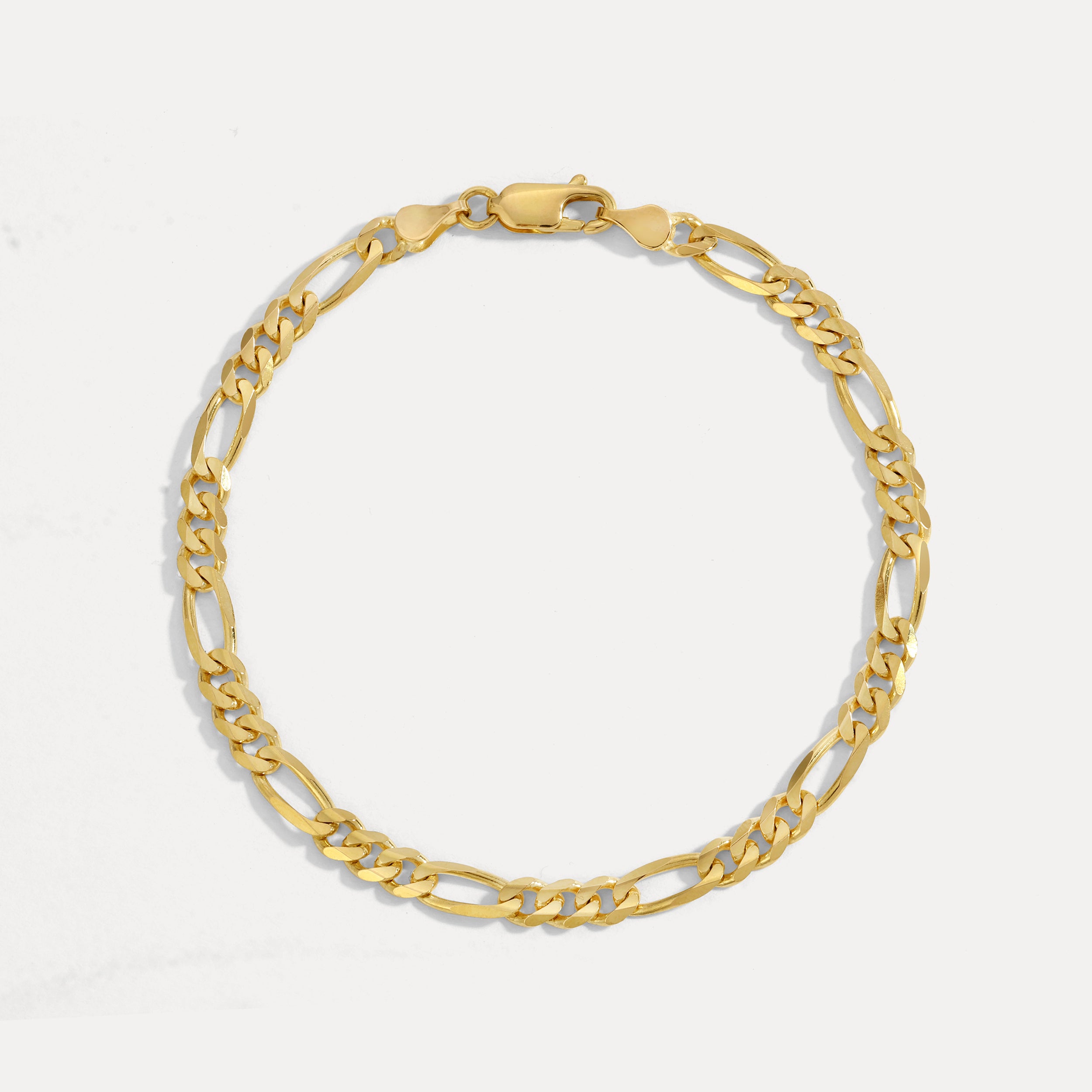 4.5MM Figaro Bracelet