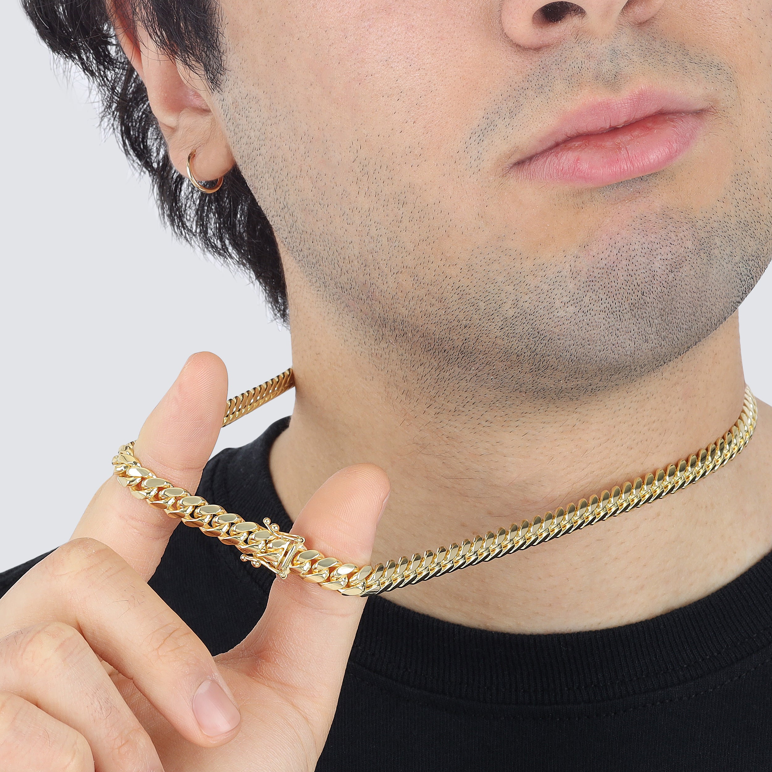 8.0MM Miami Cuban Chain - Saints Gold Co.