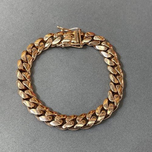 10MM Miami Cuban Bracelet 8” 14KT 70.8g (this item can be upgraded within one year of purchase for the exact same item of equal or greater value)