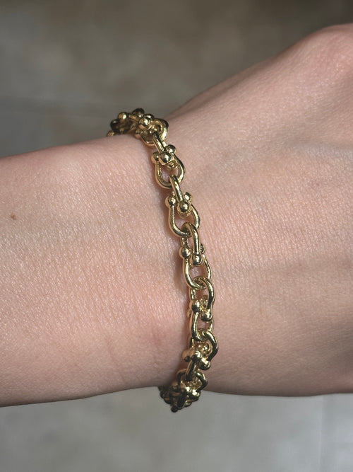 6.7MM Horseshoe Link Bracelet