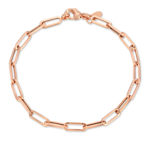 4.0MM Paperclip Bracelet (Hollow)