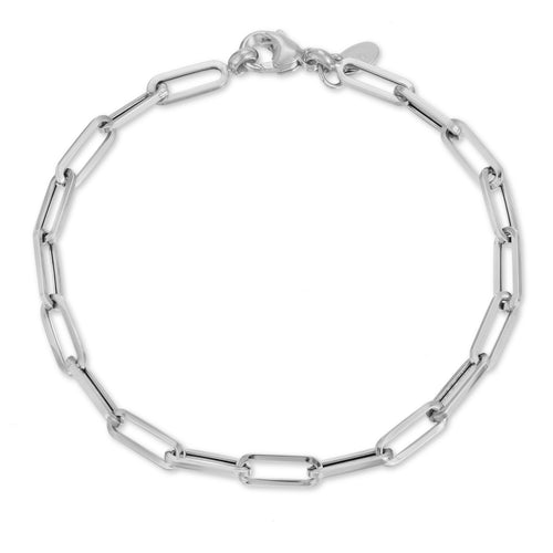 4.0MM Paperclip Bracelet (Hollow)
