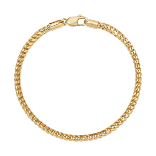 USA 4.0MM Foxtail Franco Bracelet (Diamond Cut)