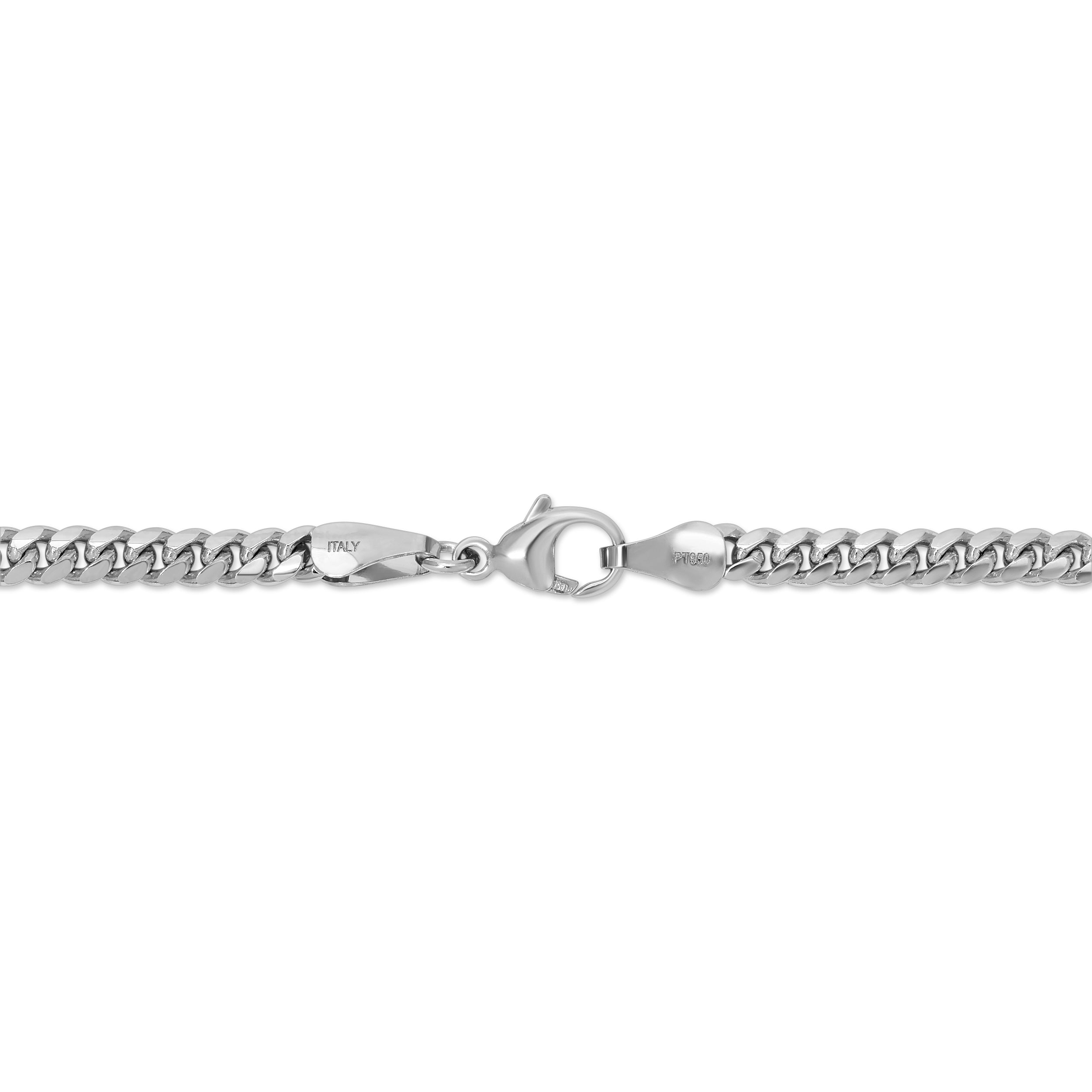 3.0MM Miami Cuban Bracelet (Platinum 950)