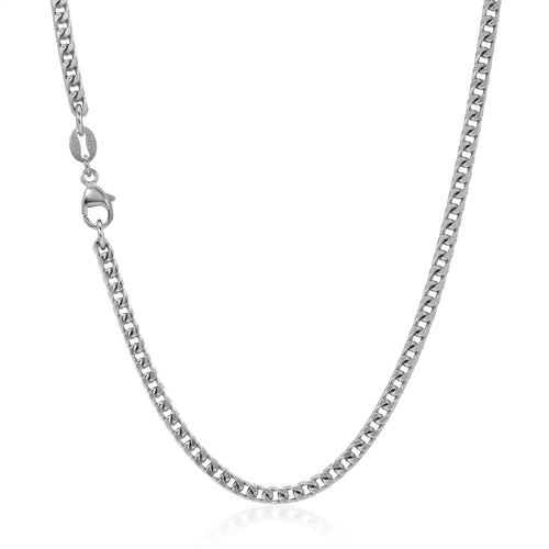 4.0MM Plain Franco Chain (Platinum)