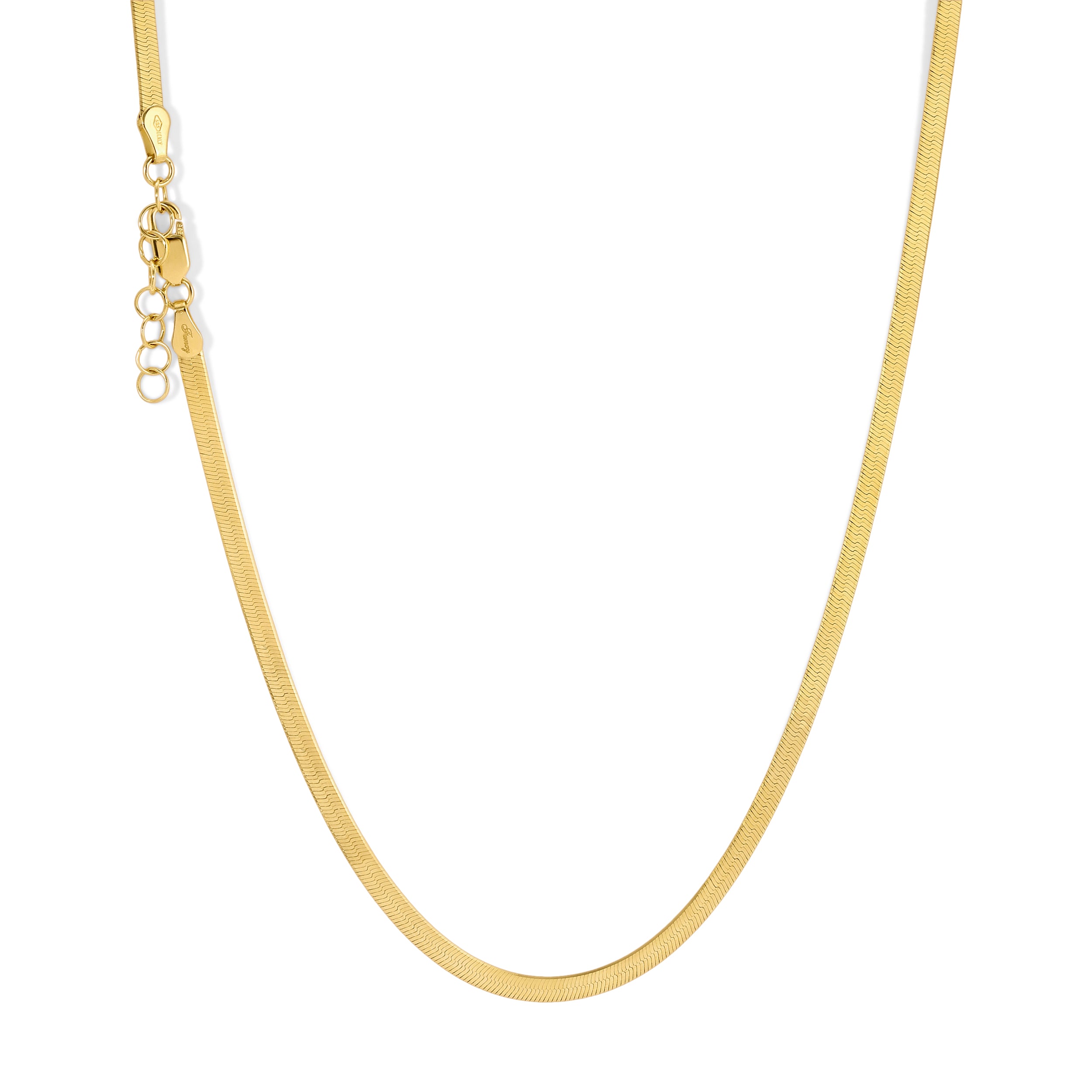 4.0MM Herringbone Chain - Saints Gold Co.