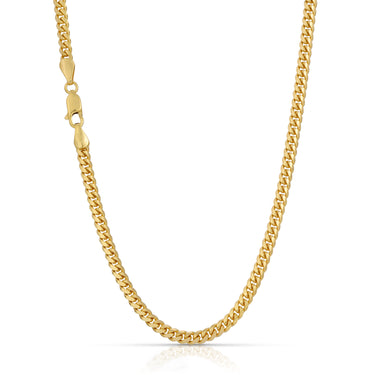 4.0MM Miami Cuban Chain - Saints Gold Co.