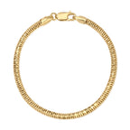 4.0MM Crystal Cut Snake Bracelet