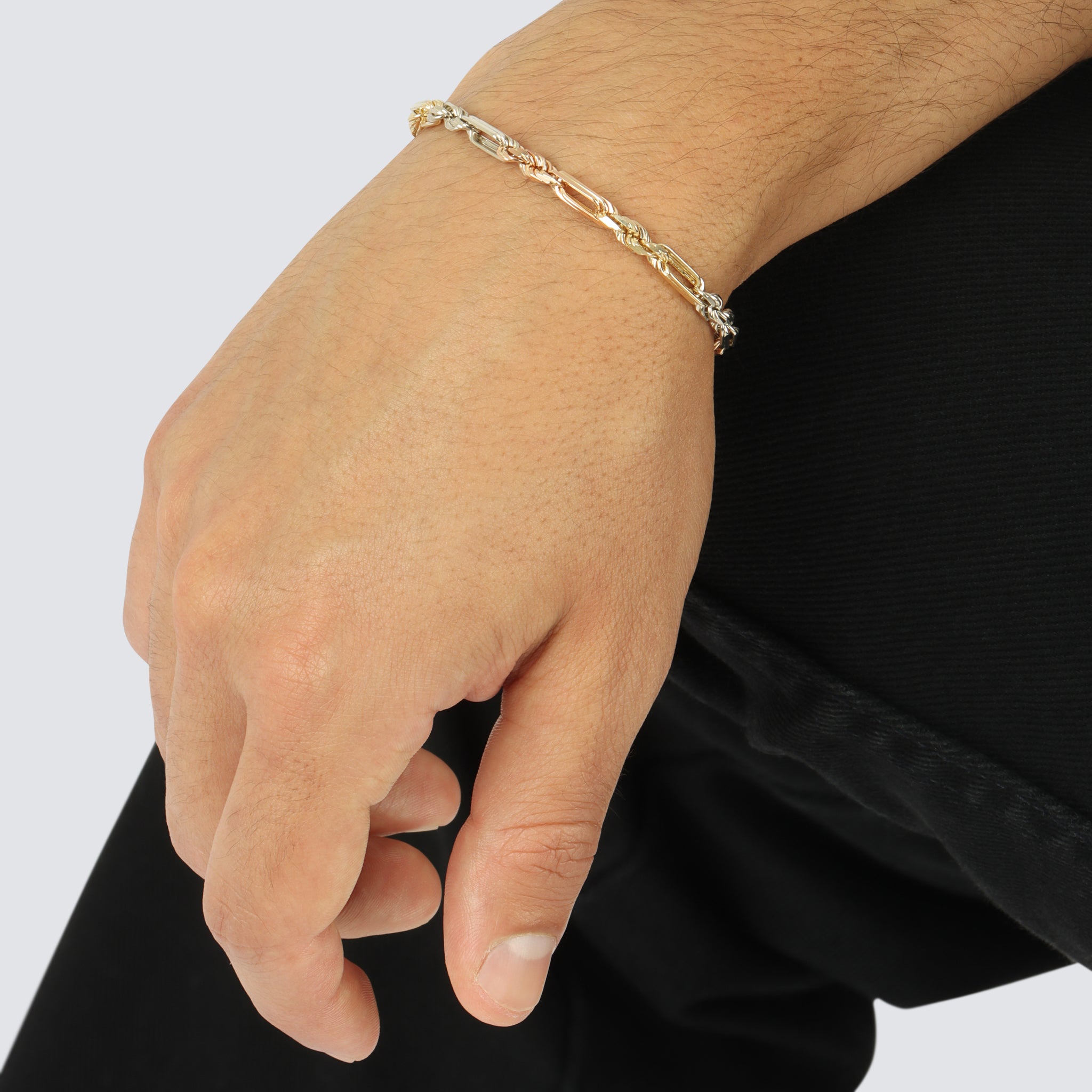 4.0MM Milano Bracelet Tri Color