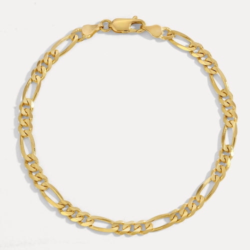 5.8MM Figaro Bracelet