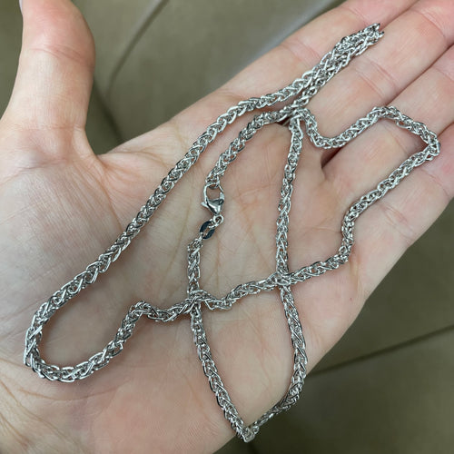 3.5MM Wheat Chain (Platinum)