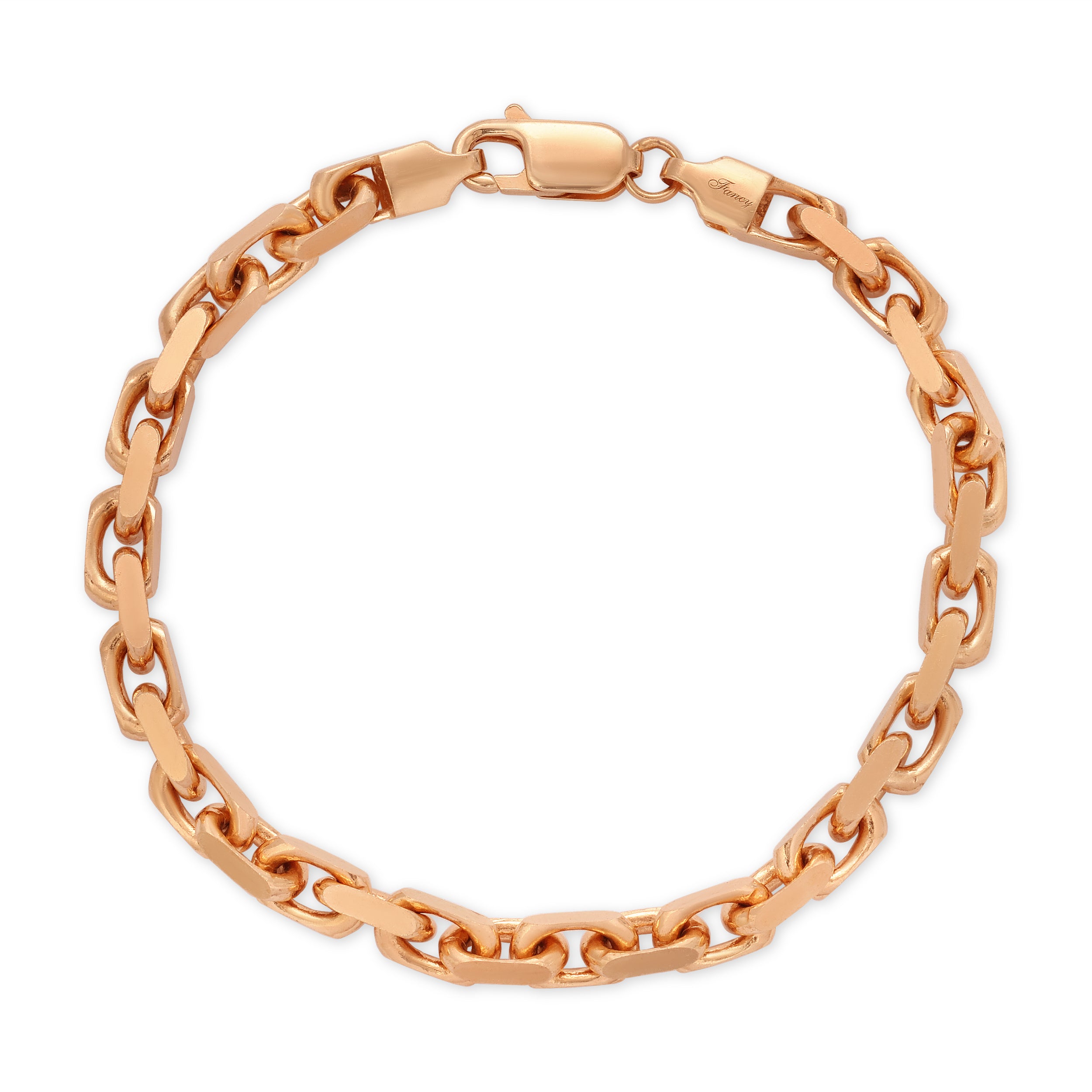 5.0MM Classic Power Link Bracelet (Solid Gold)
