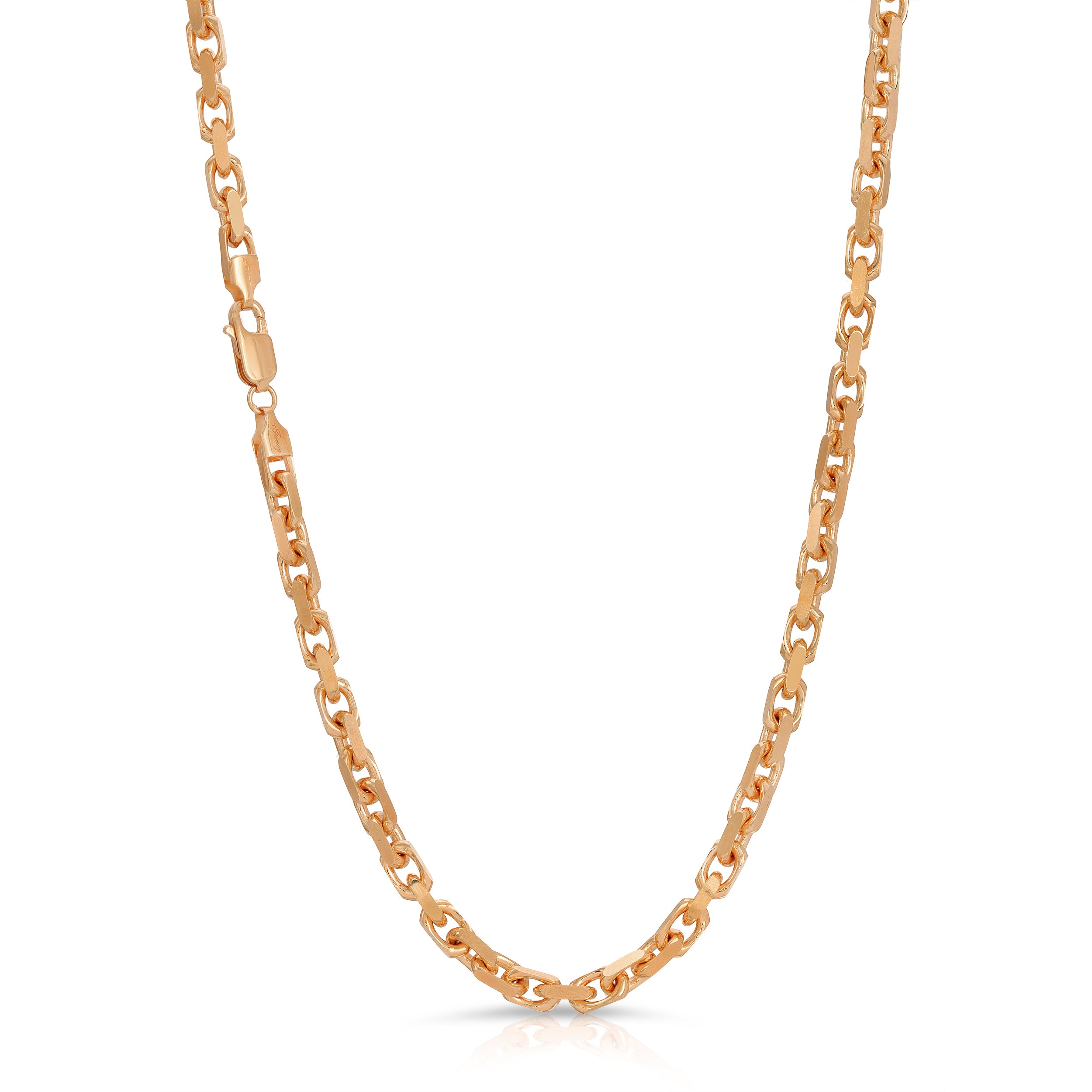 14K New Power Link Chain (Solid Gold) - Saints Gold Co.