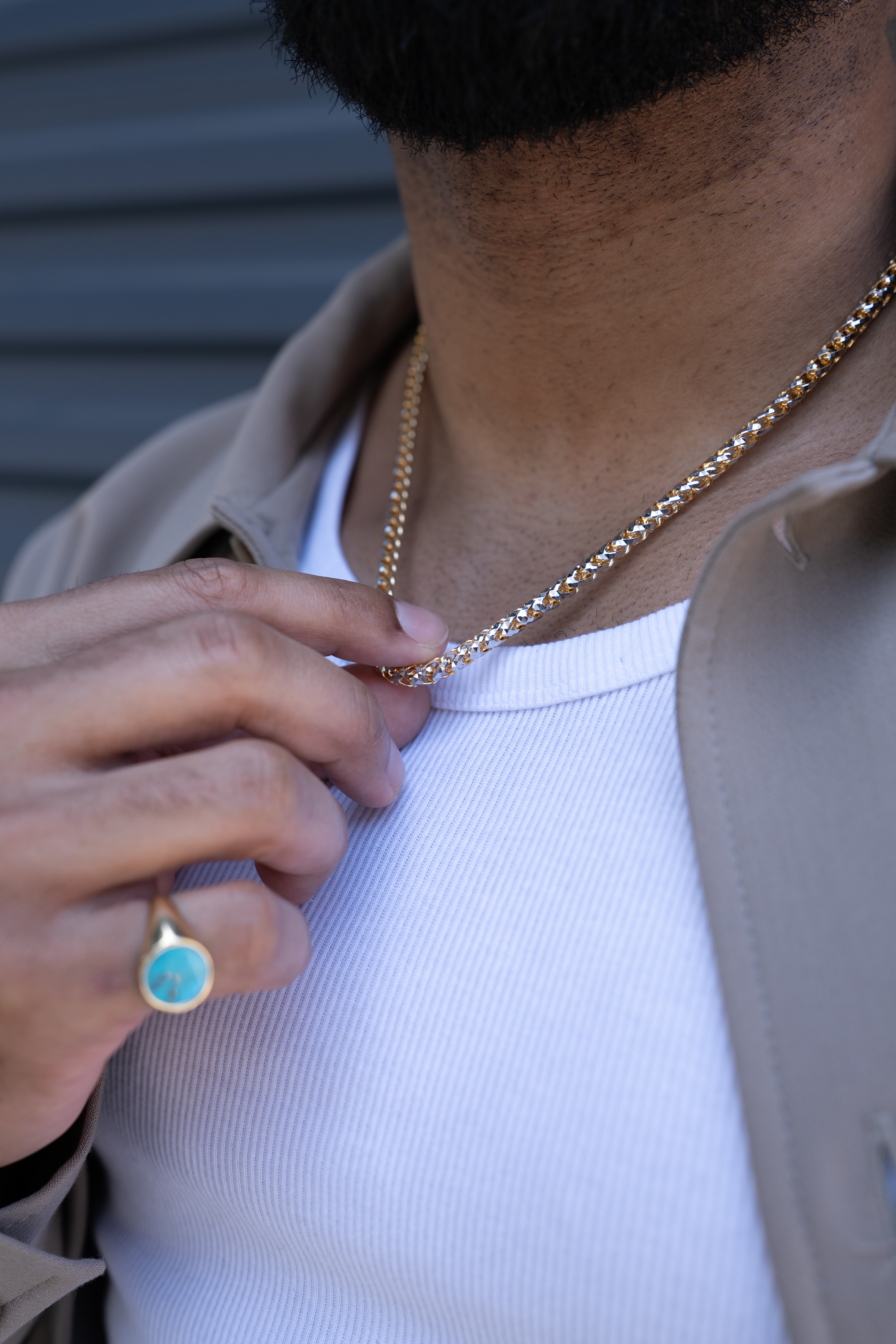 5.0MM Saint Franco Chain Two-Tone (Prism Cut)