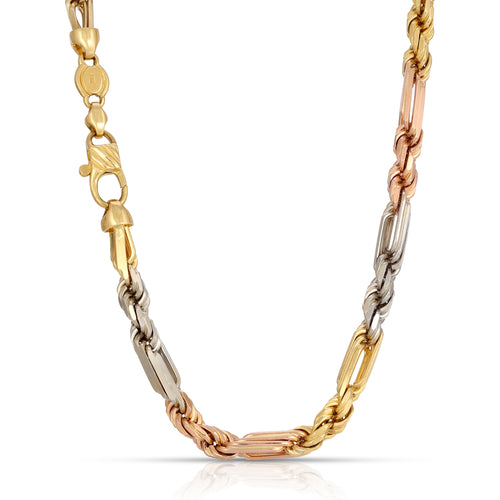 6.5MM Milano Chain (Italy) - Saints Gold Co.