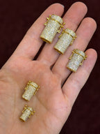 Minimalist Diamond Iced Out Barrel Lock