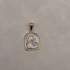 Two-tone Religious Pendant