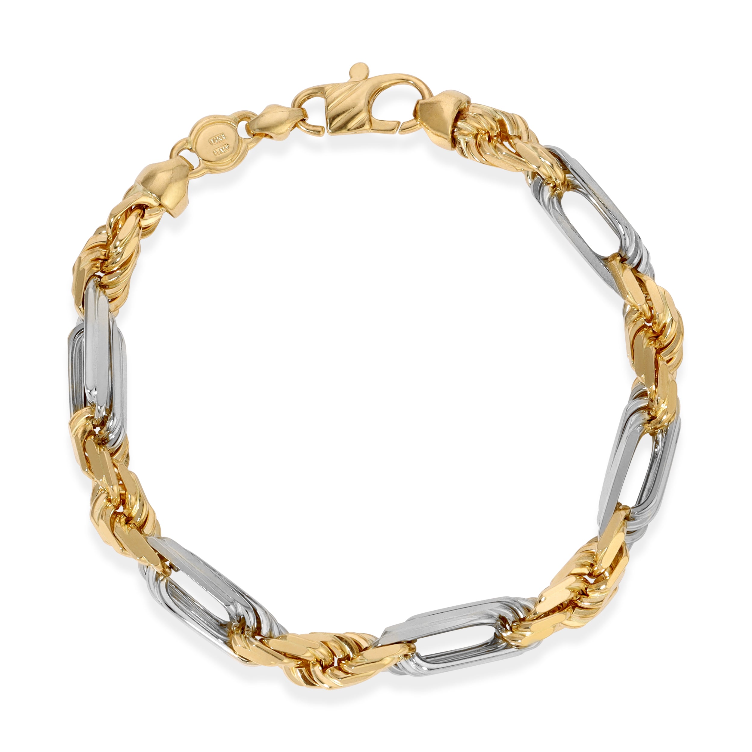 7.5MM Milano Bracelet Two Tone