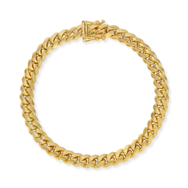 7.0MM Miami Cuban Bracelet - Saints Gold Co.