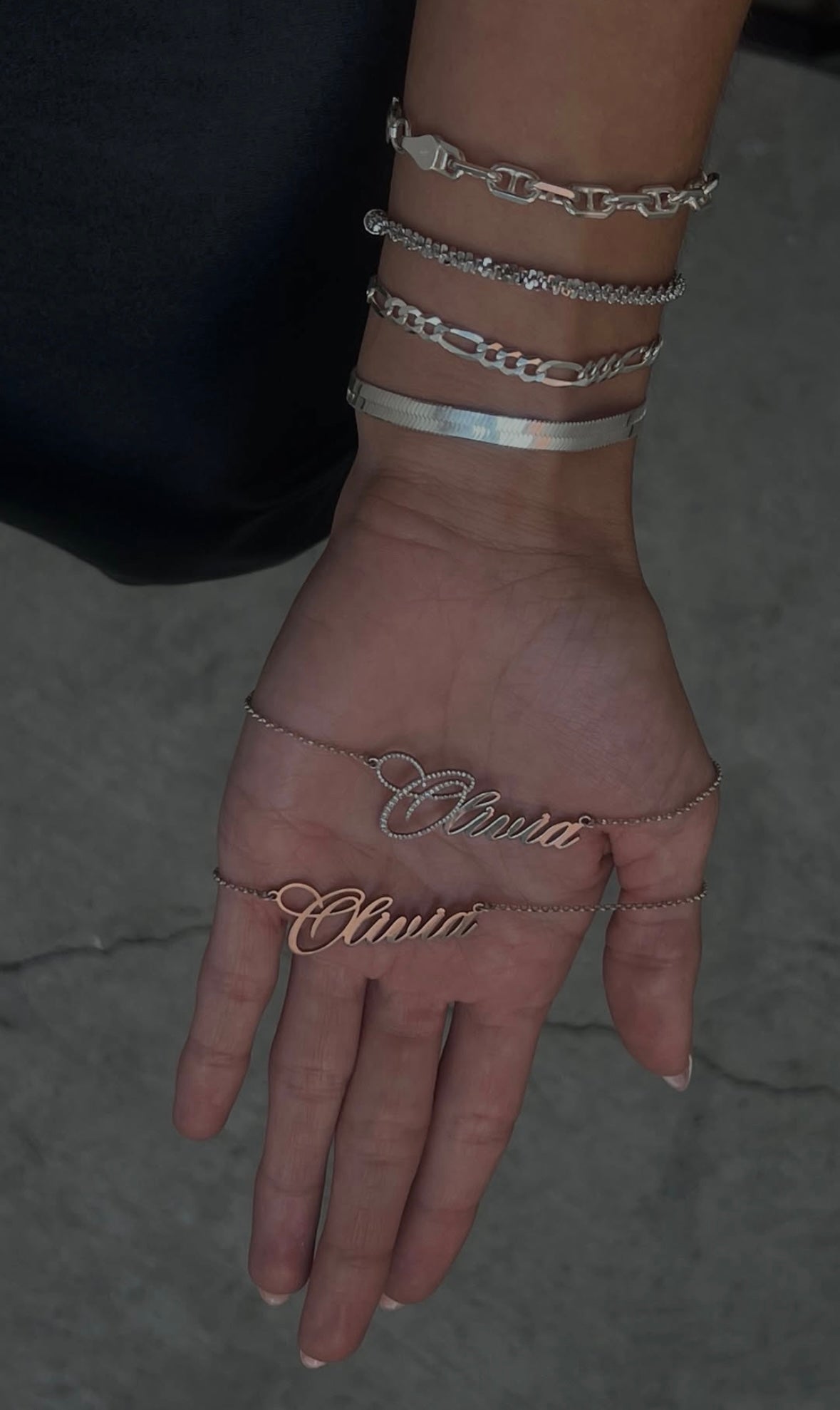 Custom Pavé Name Plate - Saints Gold Co.