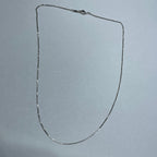 0.9MM Box Chain (Platinum)