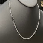 3.5MM Wheat Chain (Platinum)