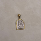 Two-tone Religious Pendant