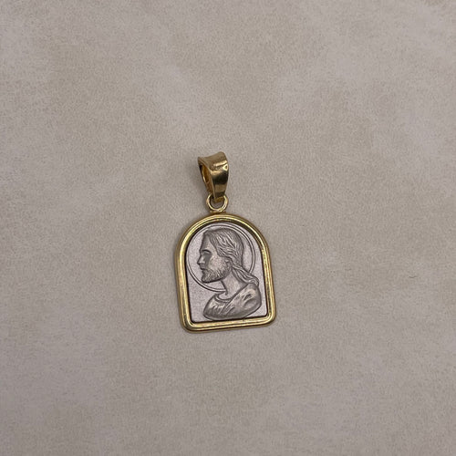 Two-tone Religious Pendant