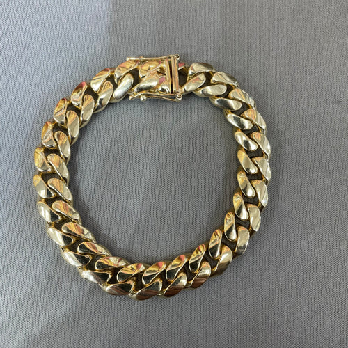 10.8MM Miami Cuban Bracelet 8" 14KT 80.5g (this item can be upgraded within one year of purchase for the exact same item of equal or greater value)